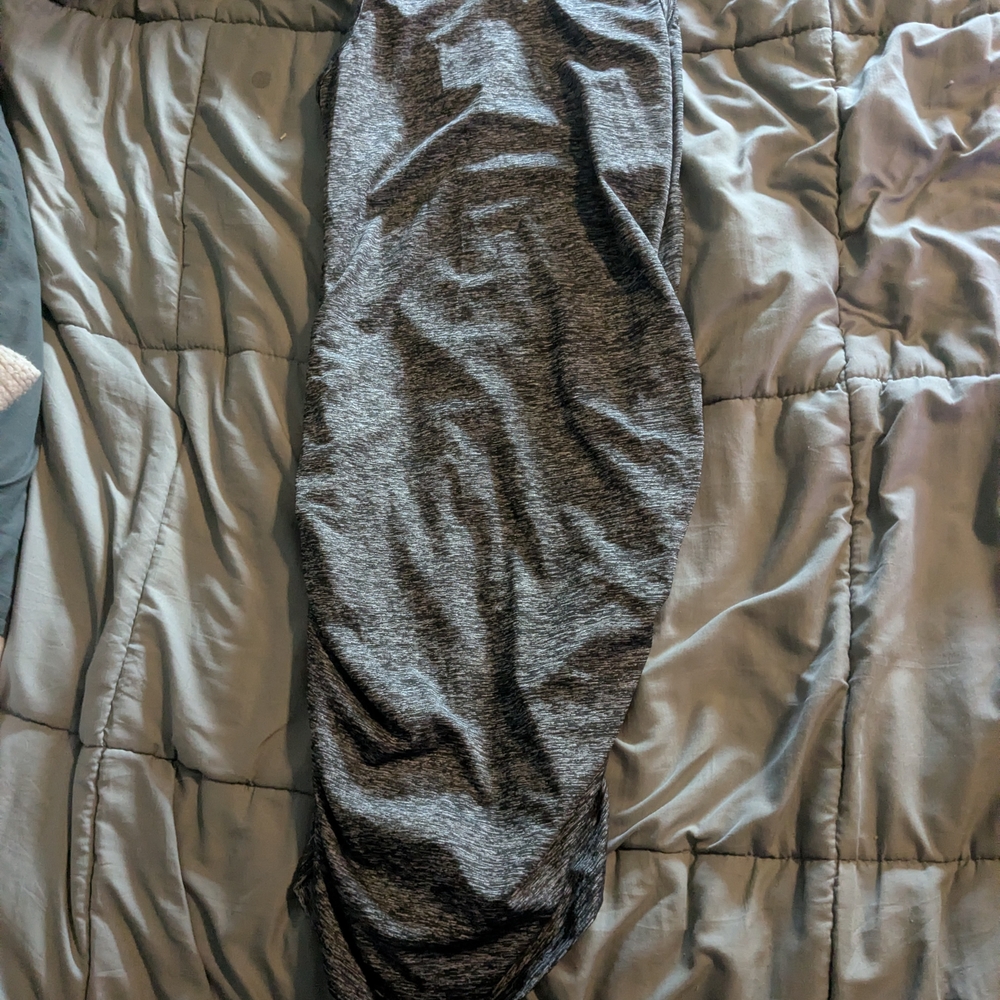 Gray Ruched Leggings